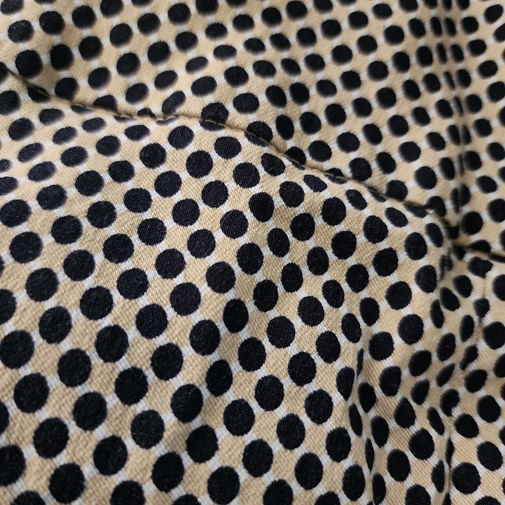 Rafaella Women's Bermuda Stretch Short Size 12 Beige‎ with Black dots - Picture 2 of 7